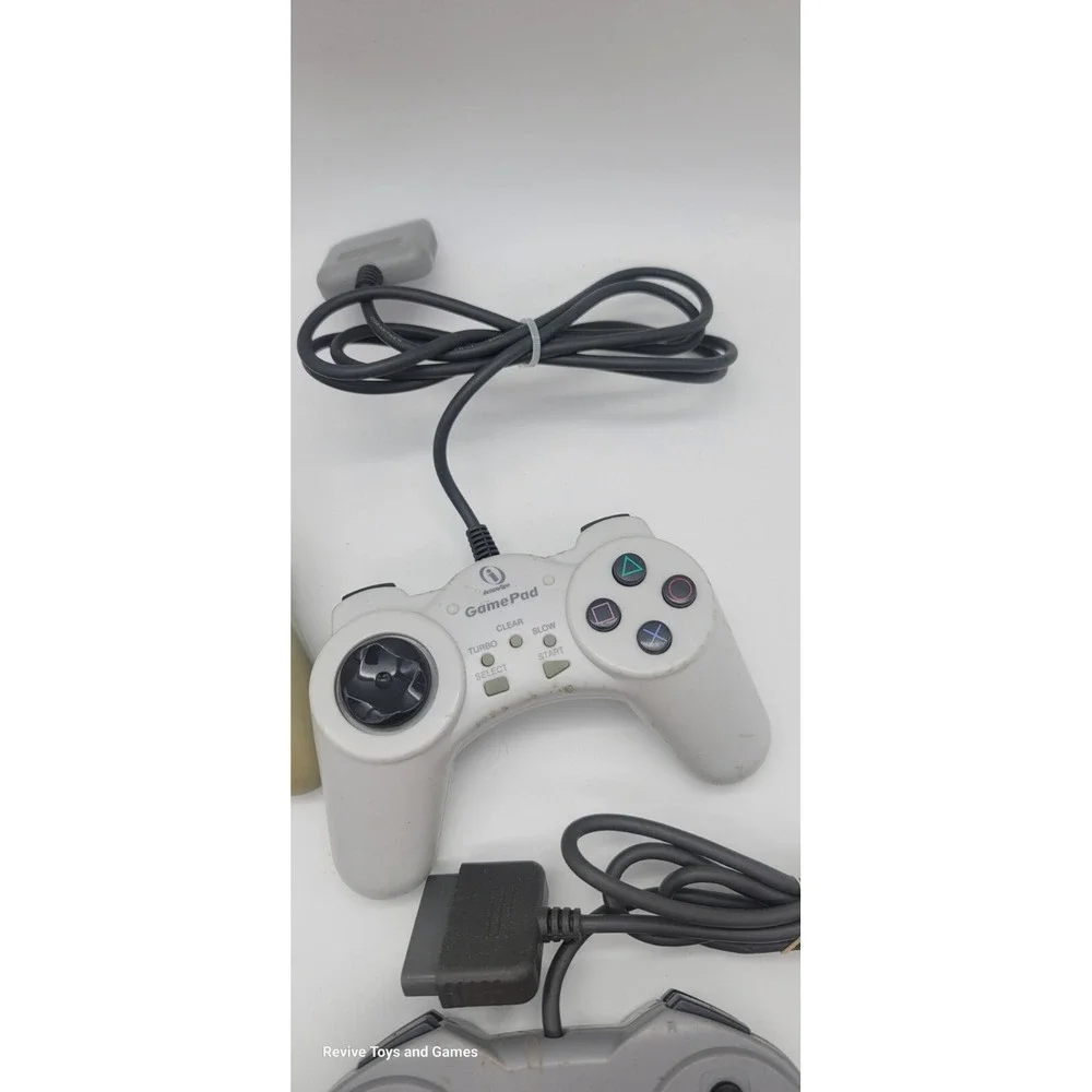 Lot of 4‎ 3rd Party PlayStation 1 Ps1 Game Controller Lot Tested Good Condition